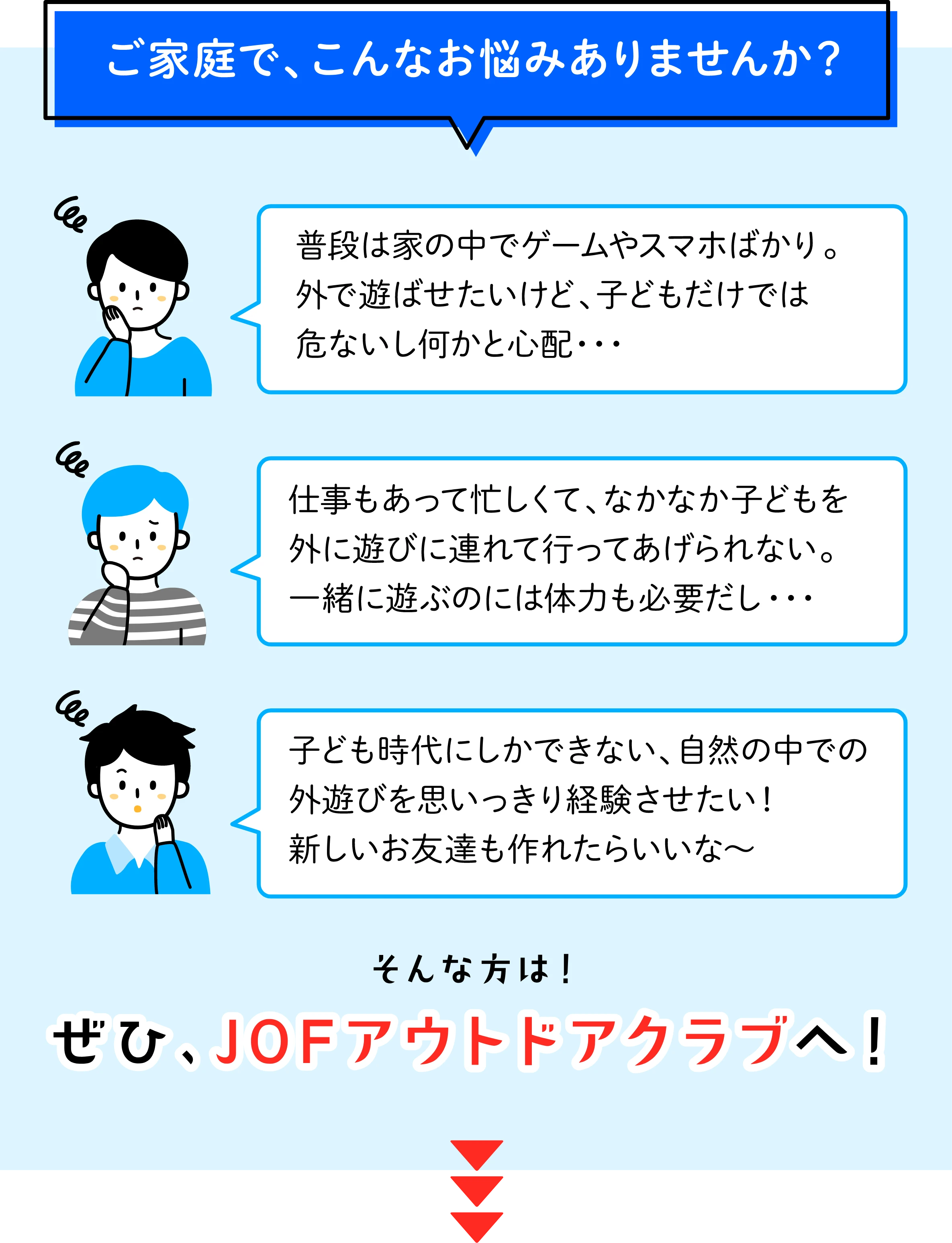 アウトトアクラブの1日の流れ