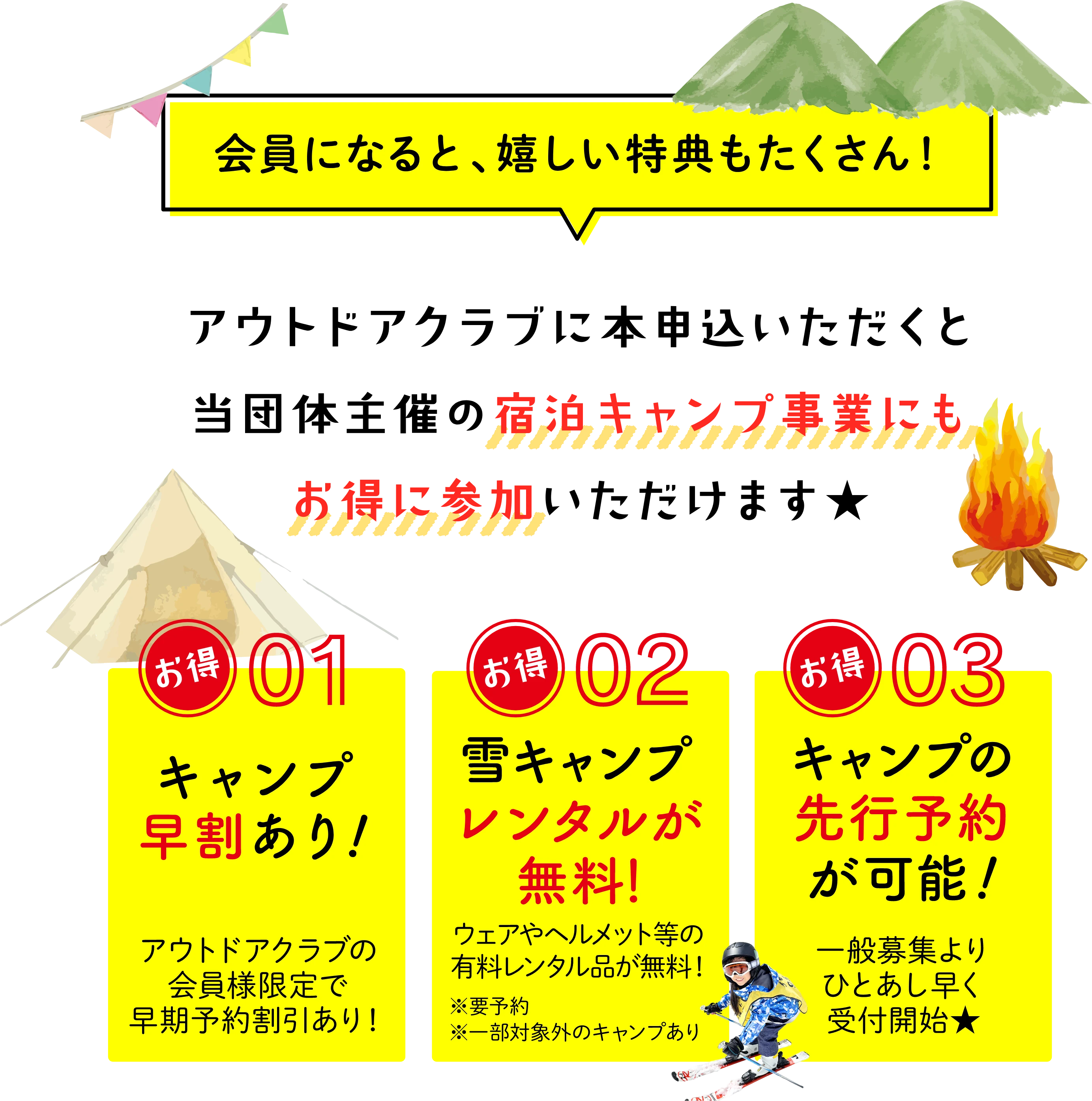アウトトアクラブの1日の流れ